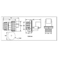 Cat5e Ip67 Front Panel Mounted Male Female Waterproof Rj45 Inline Coupler Connector With Ethernet